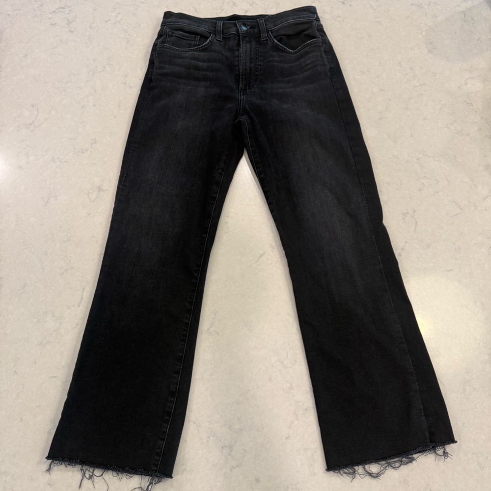 Joe's Jeans Sz 27 Black Callie high-rise crop.EUC Measurements below